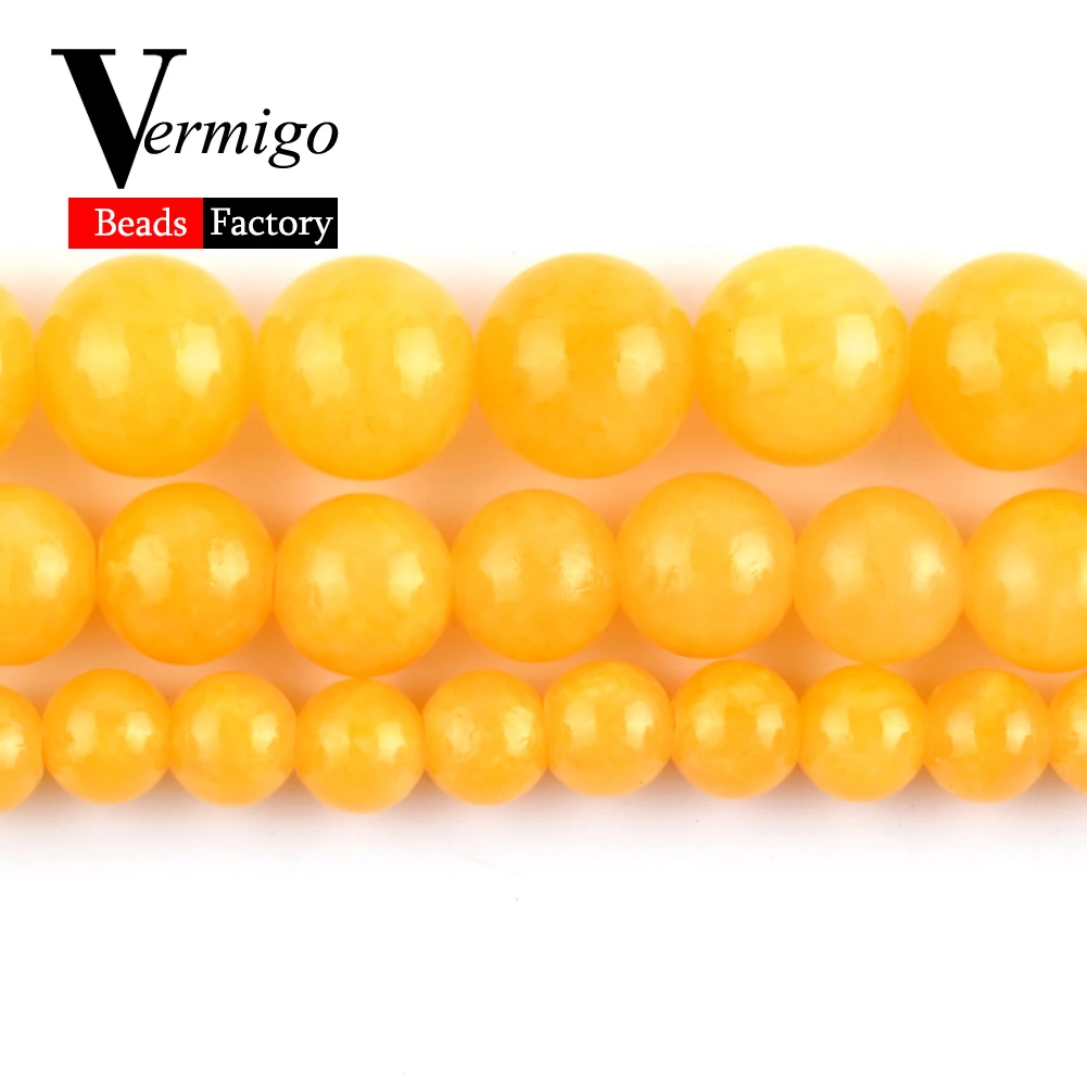 Yellow Jade - Gemstone Faceted Round Beads 4mm (Sold Per Strand - Foto 2