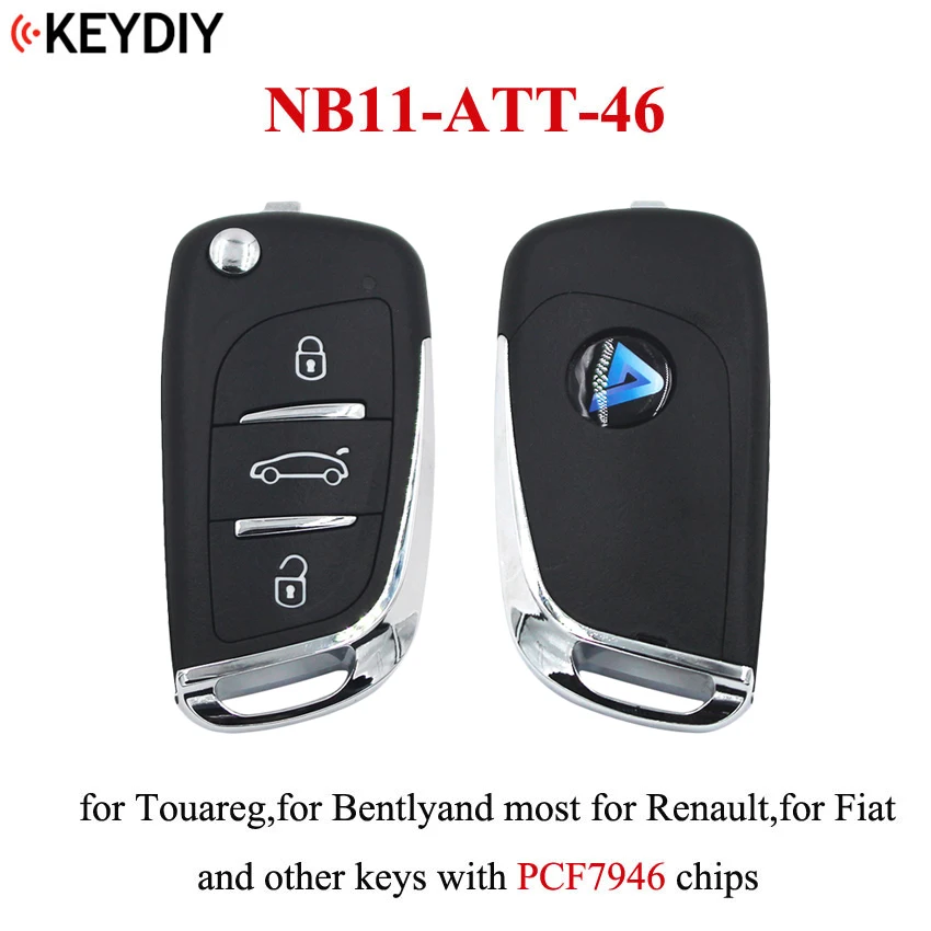 

Universal Full Remote Key NB-Series for KD Key Programmer KD900 KD900+ URG200KEYDIY 3 button Remote Key NB11-ATT-46