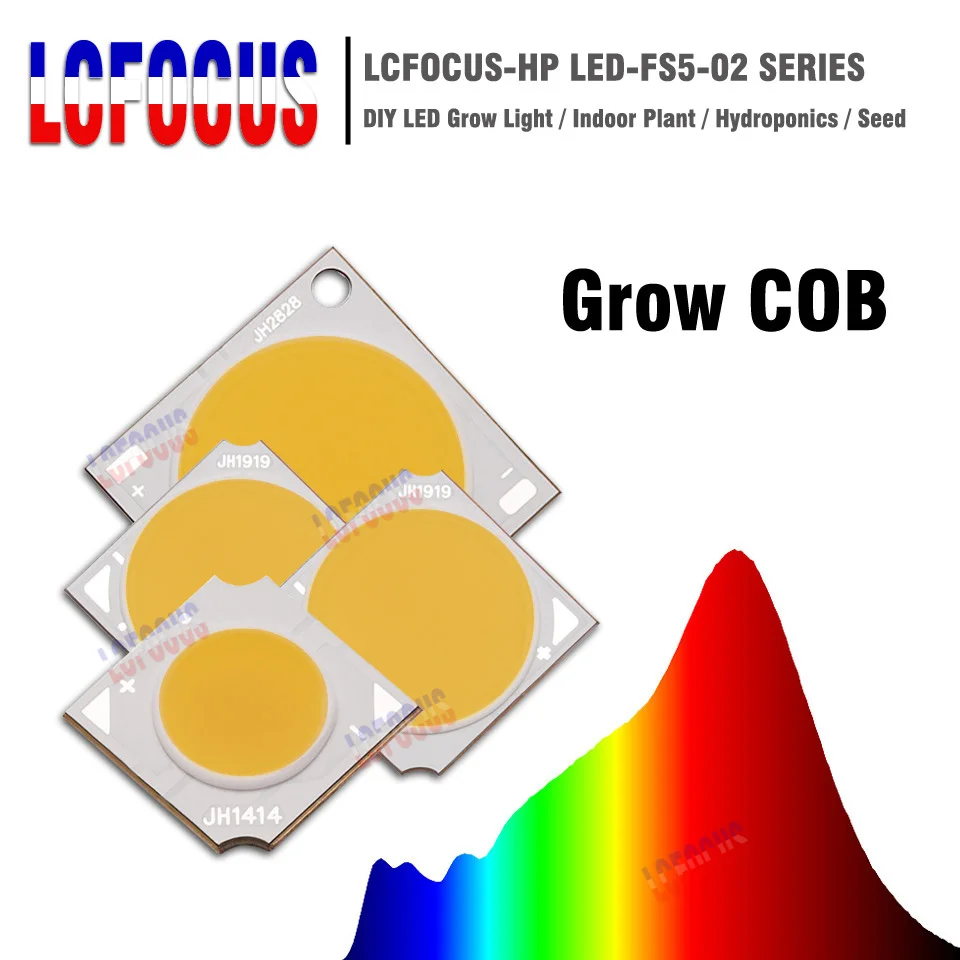 Гидропоника светодиодный светильник для выращивания 10 Вт 20 Вт 30 Вт 50 Вт 100 Вт COB светодиодный чип полный спектр Солнца для выращивания растений в помещении