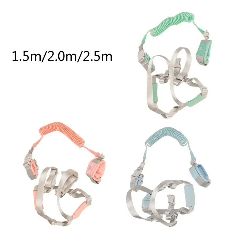 

Toddler Leash for Walking Baby Safety Harnesses Leashes with Lock for Kids Anti Lost Wrist Link Safety Wrist Link