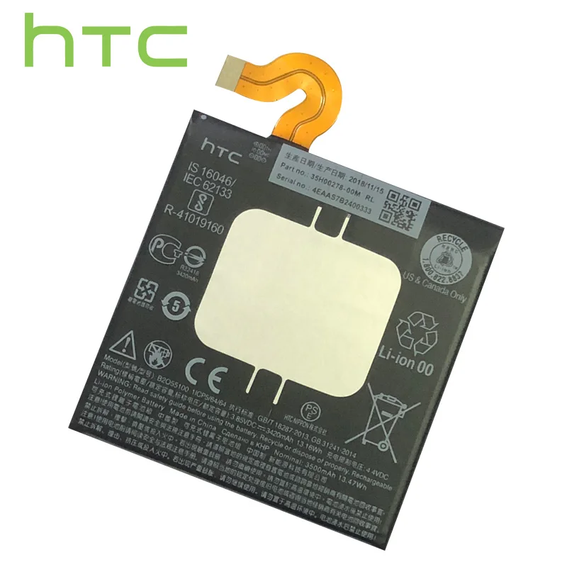 Htc аккумулятор большой емкости B2Q55100 батарея телефона для htc U12+ U12 Plus 3420 мАч