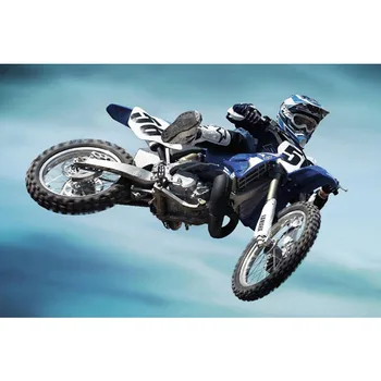 

Living Room Decor Yamaha Motocross Jump Poster 27x40cm Canvas Silk Custom poster
