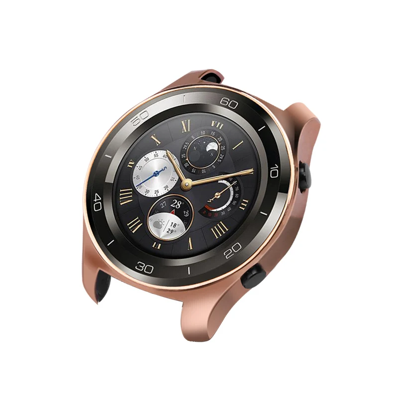 ТПУ корпус часов для Huawei Watch 2 Pro Защитное покрытие Бампер Броня Рамка с покрытием Доказательство удара Устойчив к царапинам Смотреть 2 Pro чехол