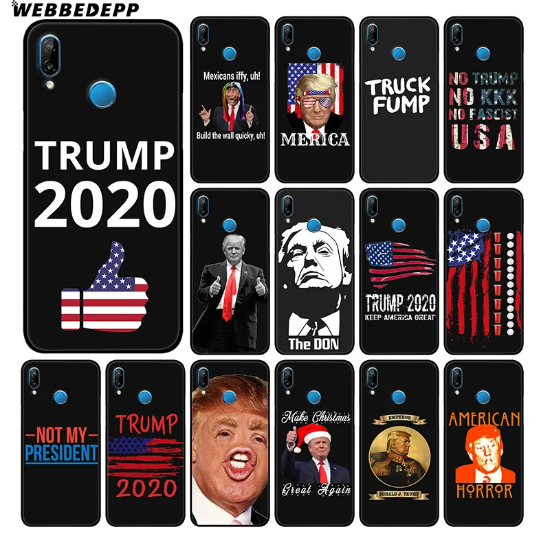 WEBBEDEPP Дональд Трамп крутой мягкий чехол для Huawei P30 P20 Pro P10 P9 Lite 2017 P Smart 2019 &amp Nova 3 3i Y9 |
