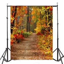 5X7FT Винил Осень Лес Фотография Фон фотостудия Реквизит Фотографии Фон 1.5 Х 2.1 м водонепроницаемый