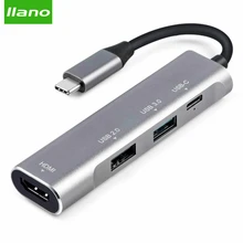 USB C концентратор Thunderbolt 3 для samsung Dex type-C-HDMI PD USB 3,0 2,0 4K 30 Гц/2 к 60 Гц док-станция для macbook switch Hub