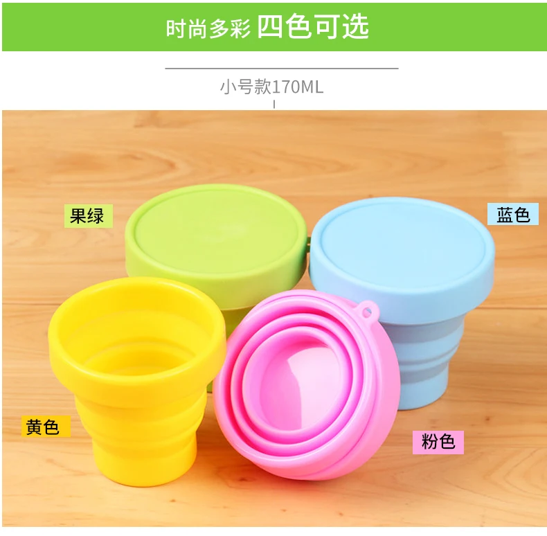 

Wholesale ,Free shipping,Soft Silicone Scalable bottle Kettle Sports Travel Portable Compression Folding glass
