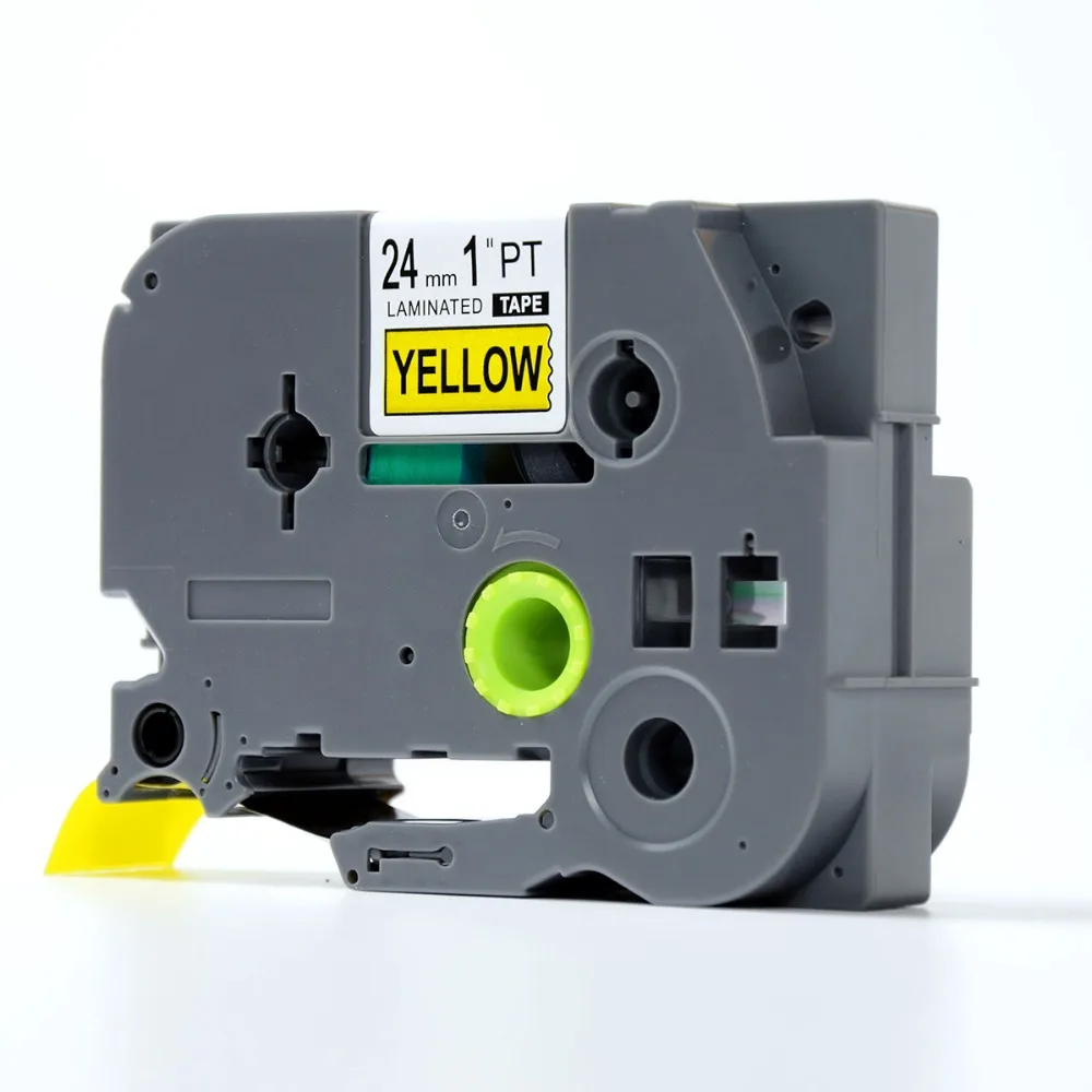 Fitas 24 Milímetros Tze651 Tze651 Impressora Compatível para o Irmão tz tz 651 Tz-651 24 mm Preto no Amarelo 10 Pcs - Imagem 2