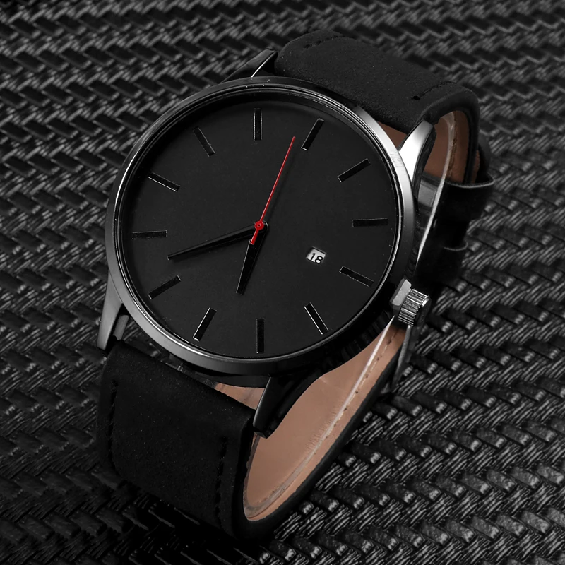 

Men's Quartz Watch Casual Sport Leather Watches Fashion Men Watch Male Wristwatch Hombre Relogio masculino relogio feminino