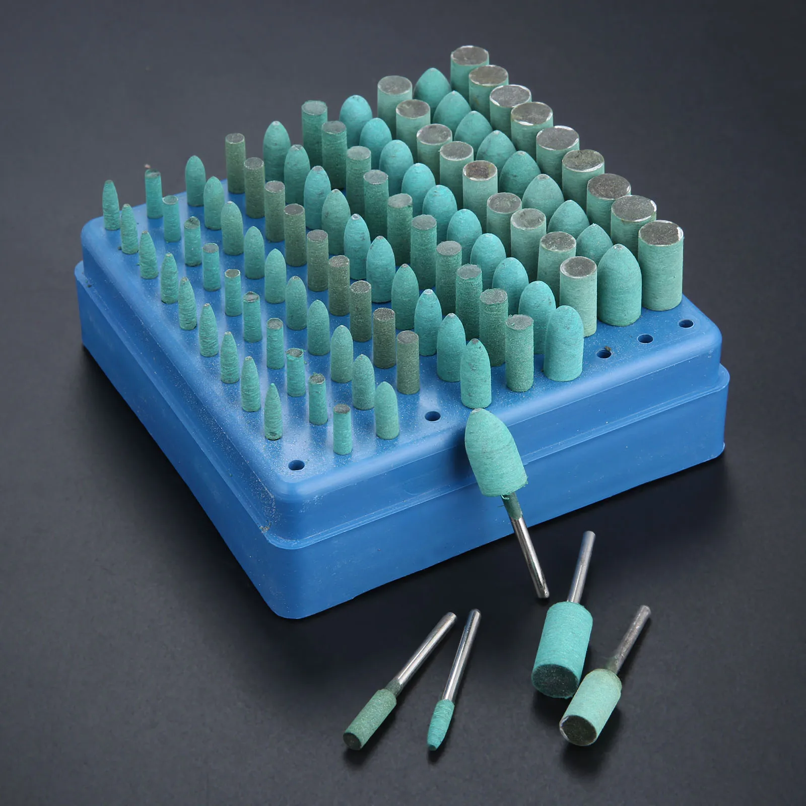 100 pieces Rubber Mounted Point OD3mm Grinding Head For Mould Finish Polish Dremel Die Grinder Rotary Tools 100 pieces Rubber Mounted Point OD3mm Grinding Head For Mould Finish Polish Dremel Die Grinder Rotary Tools