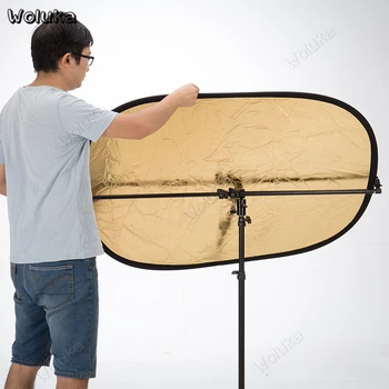

5-in-1 reflector 100X150CM Light stand Fixed bracket set photography portable folding photo reflective board RHN CD05 T10