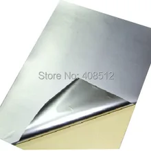 FUNCOLOUR 50 листов 50 микрон A4 пустым матовое серебро PET водонепроницаемый label для лазерных принтеров