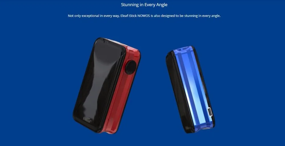 Eleaf iStick NOWOS Kit 80W NOWOS Box MOD Vape 4400mah Battery 6.5ML ELLO Duro Tank E Cigarette with HW-N HW-M Dual Coil  (15)