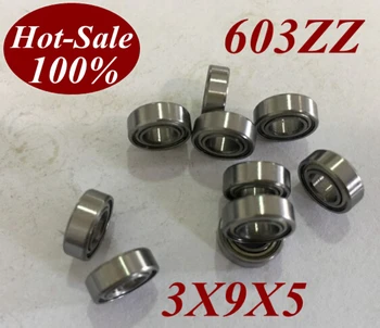 

200Pcs ABEC-5 High Quality Deep Groove Ball Bearing 603ZZ 603Z 603 ZZ 603-ZZ 3X9X5 MM 3*9*5 MM For NSK FAG NTN SKF KOYO machine