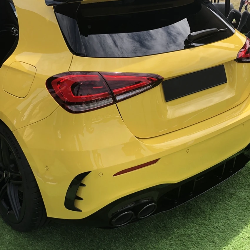 Наклейки для заднего бампера Mercedes Benz A Class W177 Hatchback A180 A200 A220 A250 A35|Наклейки на