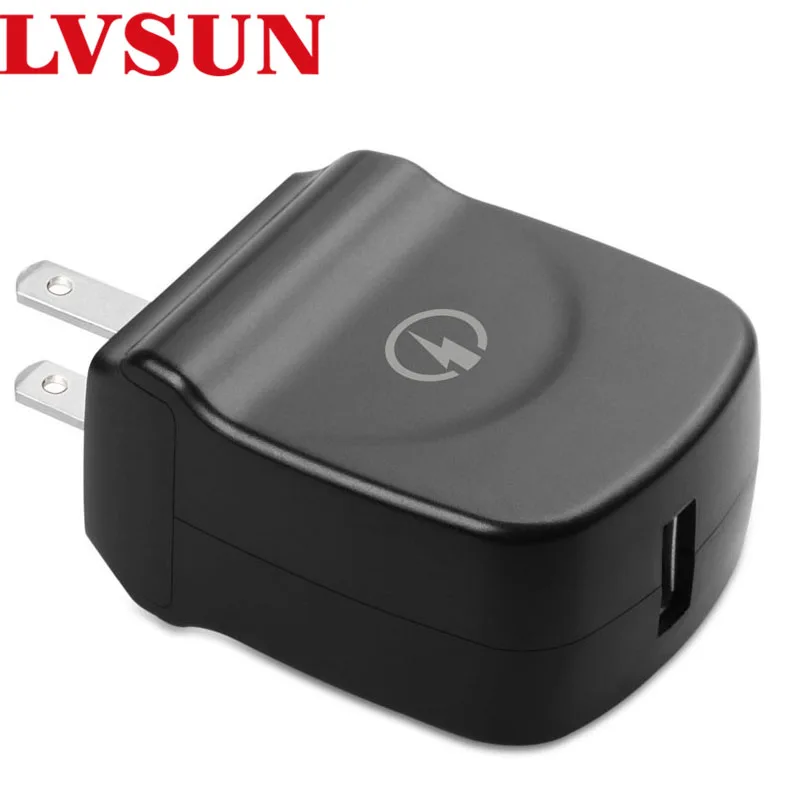 LVSUN Quick Charger 2.0 5V 3A 9V 12V Universal Portable AC Adapter Travel USB Wall for Mobile Phone Samsung Tablet | Электроника
