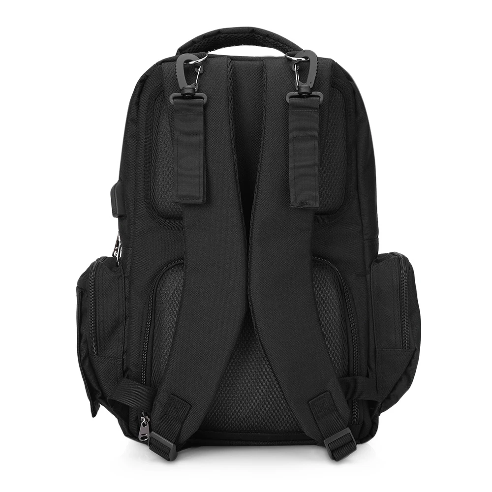 Diaper Bag Large Capacity Multifunctional Backpack Maternity Bag with Charging Cable Baby Travel Backpack Diaper Organizer Bag (9)
