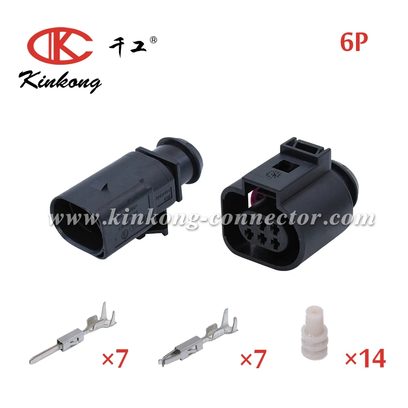 6 контактный разъем для VW Audi Skoda Seat Jetta Rabbit Golf GTI MK5 Passat /1J0973713|Соединители| |