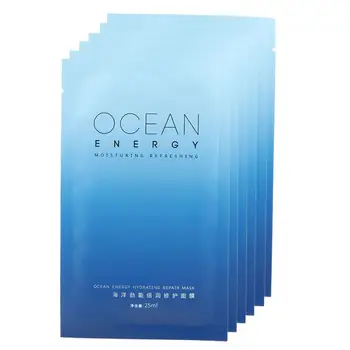 

6PCS/LOT Men's Face Mask Skin Care Cool Moisturizing Pores Shrinking Face Tender Mask