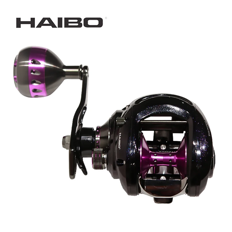 

Free Shipping! New HAIBO Bait Casting Reel metal frame low profile Slow Jigging reel 300HMD/301HMD Casting Fishing Reel