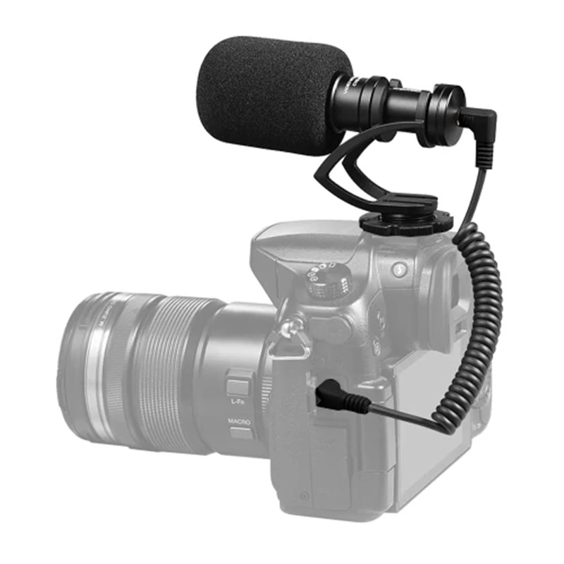 

Comica Cvm-Vm10Ii Full Metal Mini Compact On-Camera Cardioid Directional Video Microphone with Shock-Mount for Iphone Samsung