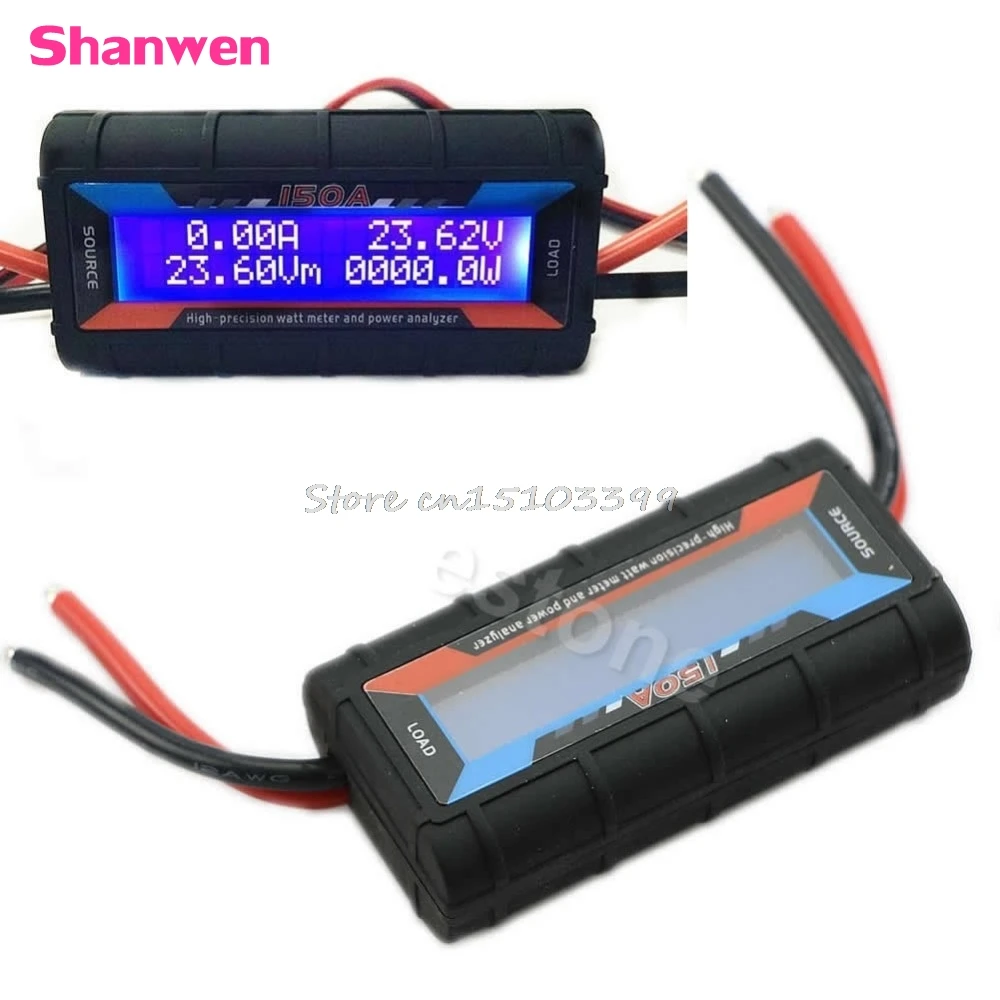 online G. t. poder 150A RC Alta Precisão Analisador De Potência Watt Meter W Backlight LCD G08 navio Da Gota
