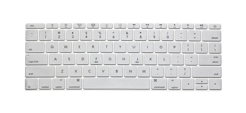 Защита клавиатуры США для Macbook 12 retina силиконовый чехол для клавиатуры Macbook Pro 13 без сенсорной панели A1708 13,3 защита кожи