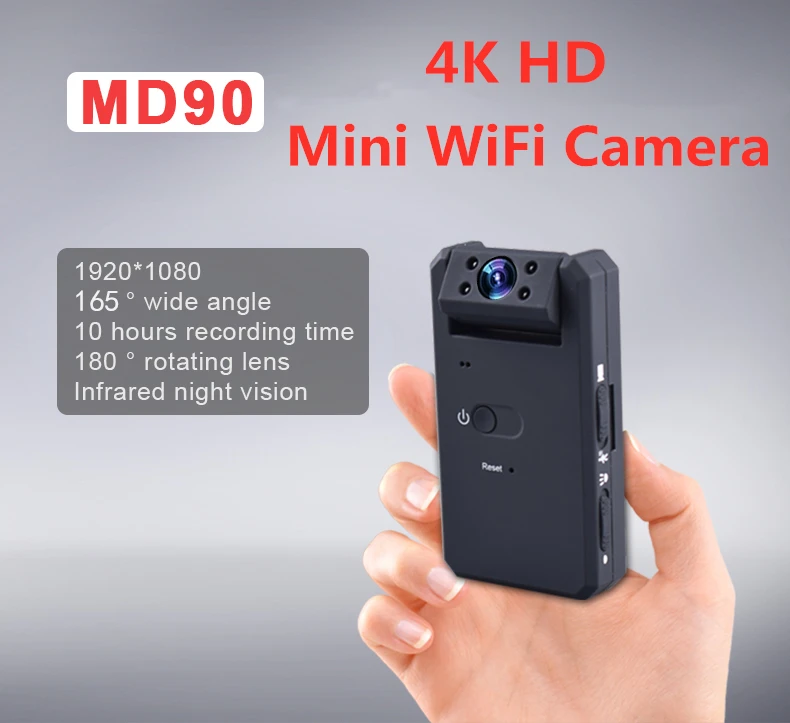 WiFi мини камера 4K HD 1080P видео аудио рекордер с ИК ночного видения обнаружения движения маленькая беспроводная видеокамера автомобильная микро камера