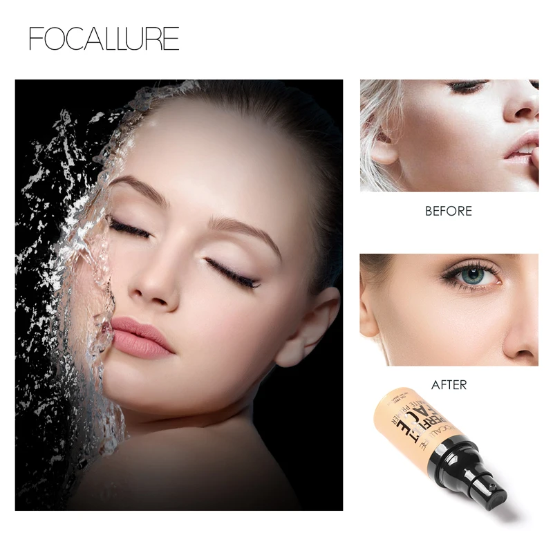 FOCALLURE Face натуральный макияж основа для макияжа лица масло для кожи-контроль лица Грунтовка водостойкая основа для лица Косметика