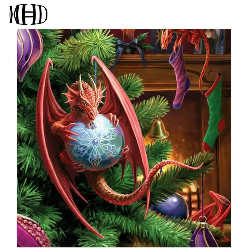 

MHD, 3D Diamond Painting Pterodactyl, Landscape, Full & Round, 5d diy Diamond Embroidery, Diamond Cross Stitch, Resin Mosaic