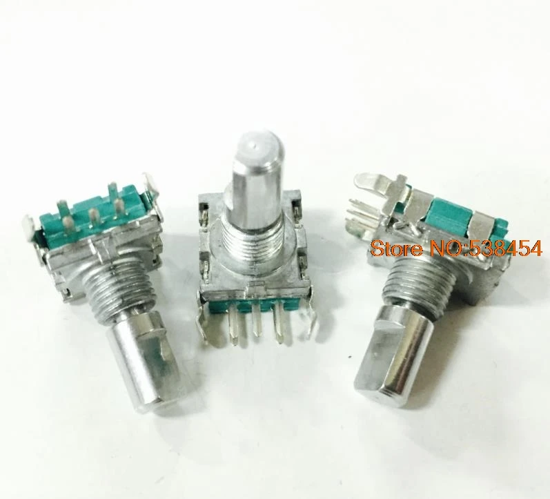 5pcs EC11 vertical encoder switch 20 positioning number 20 pulse axis