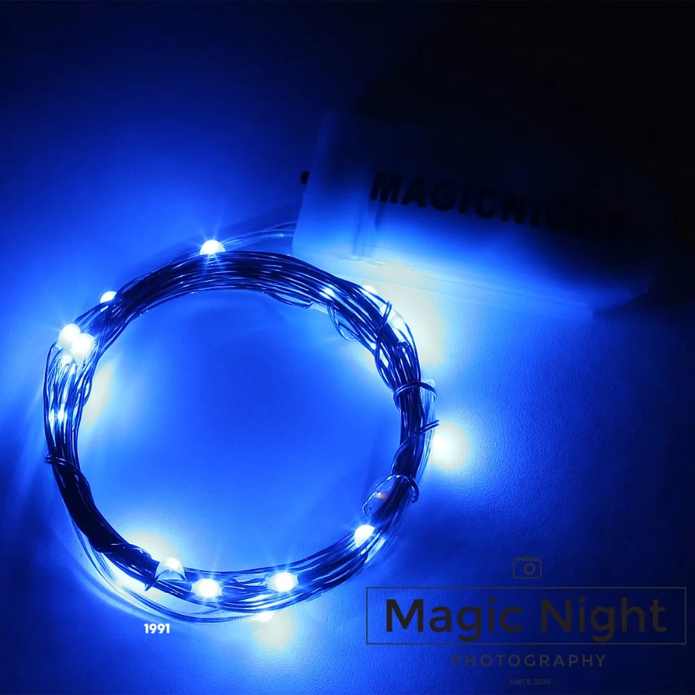 Magicnight 20 Blue Color Micro font b LED b font font b String b font Lights