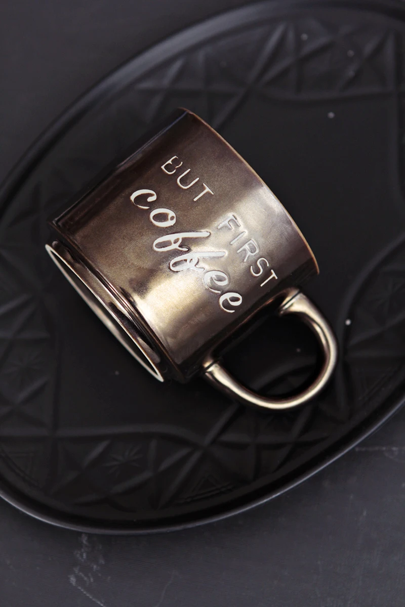 Золотое слово Ретро керамическая чашка молоко сок посуда для напитков офис Домашний Кубок подарок