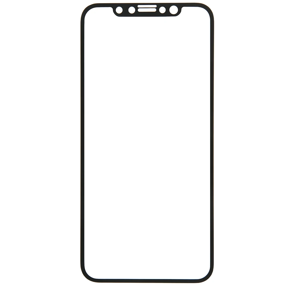  Schutz glas Rote Linie für iPhone X Volle Bildschirm schwarz