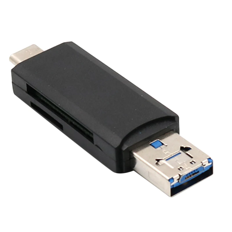 Кард-ридер адаптер 3в1 USB3.1 USB-C TF Тип C SD для Macbook ноутбука Настольный компьютер поставки Прямая поставка