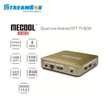 in stock android HM8 free 1year/12 months iptv server set top box Amlogic s905x 1G/8G media player