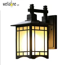 Led Наружное освещение Настенные светильники ip65 американская мода водонепроницаемый алюминиевый светильник 110 V/220 V