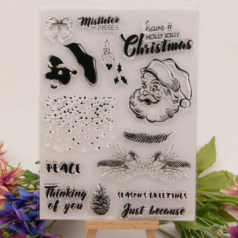 

KSCRAFT Thinking Of You Transparent Clear Silicone Stamps for DIY Scrapbooking/Card Making/Kids Fun Decoration Supplies 531