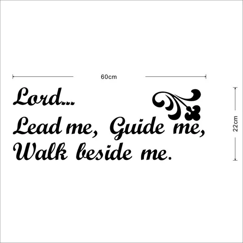 -Lord-Lead-Me-home-decor-flowers-English-quotes-home-decor-PVC-wall-stickers-vinyl-living (2)
