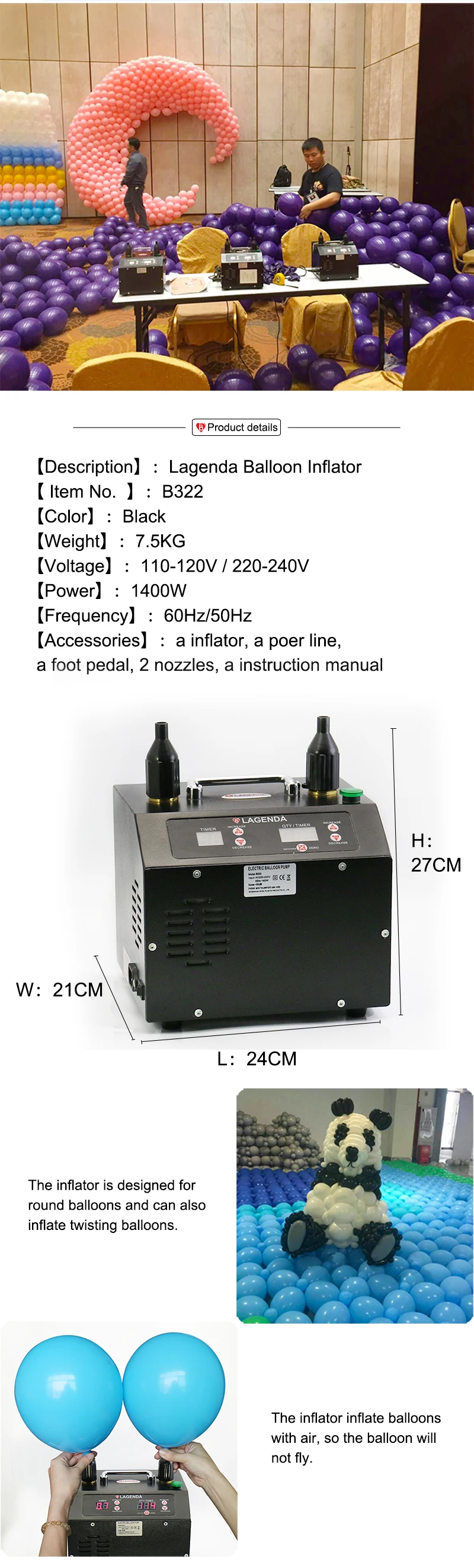 Balloon Inflator B322-1