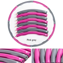 Спортивные обручи вес ed упражнение кольцо для взрослых Регулируемый 8 съемных секций потеря веса фитнес для упражнений