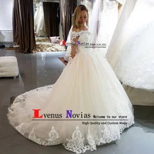 Недорогие свадебные платья Robe De Mariee сексуальное кружевное свадебное платье с открытыми плечами с длинными рукавами на заказ Vestido De Novia Gelinlik