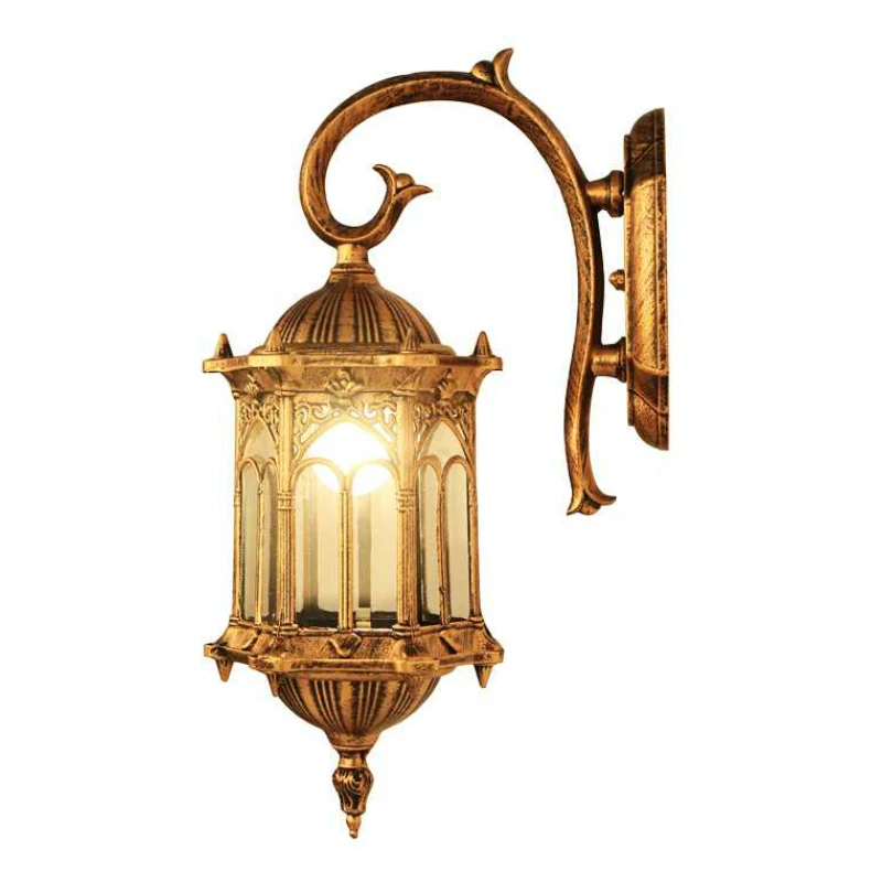 Popular retro outdoor wall light favorable europe villa sconce lamp waterproof exterior garden doorway lighting hot sale