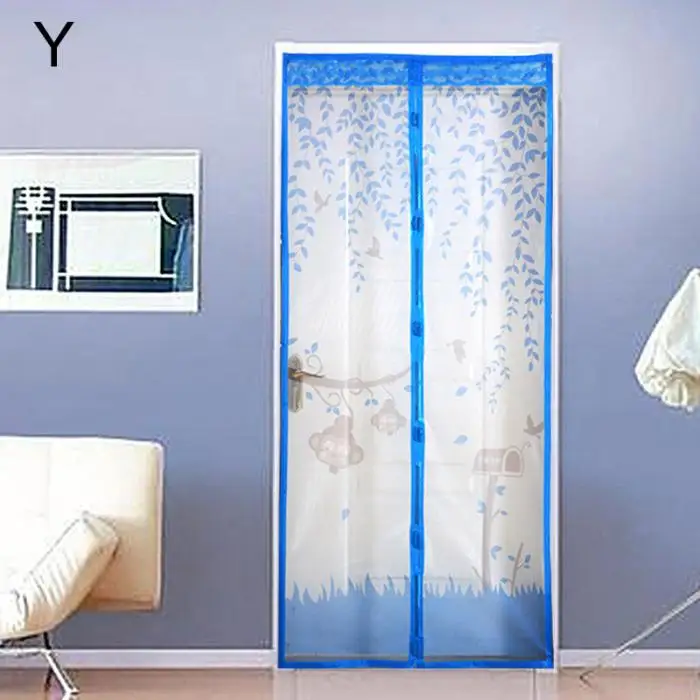 Magnetic Door Mesh Curtain Insect Mosquito Net Screen Bug Fly Guard Soft Cartoon Best Price