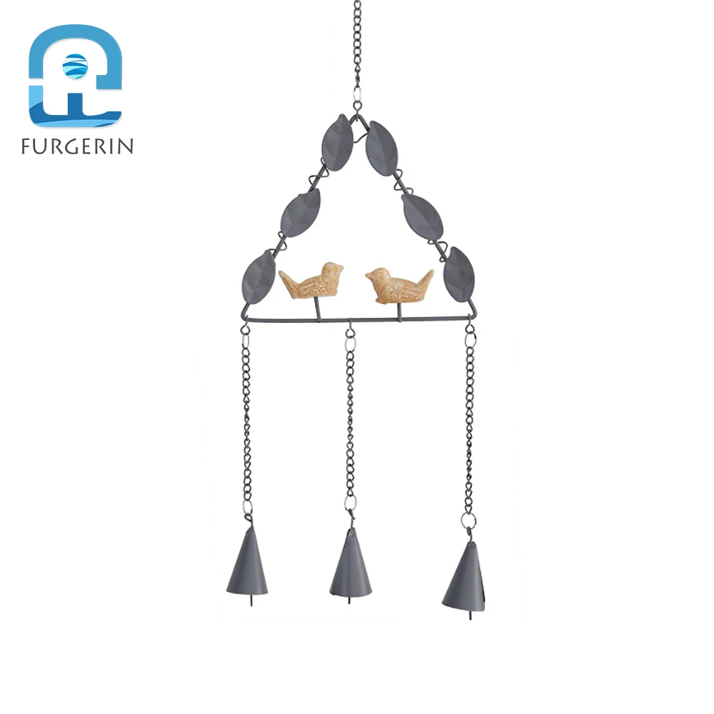 

FURGERIN Wind Chimes Hanging Decoration nordic home decoration wind chimes bells wind bell Windchime Metal Wall Hangings Outdoor