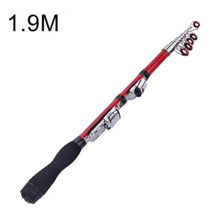 Portable Telescopic Fishing Pole Small Size Hard Fishing Rod for Sea Lake JT-Drop Ship