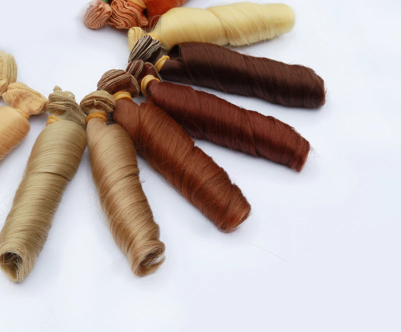 1piece 15*100CM Curly bjd wig doll hair For 1/3 1/4 1/6 1/12 doll accessories,plush doll accessories,doll wigs,toy wigs,mohair wig