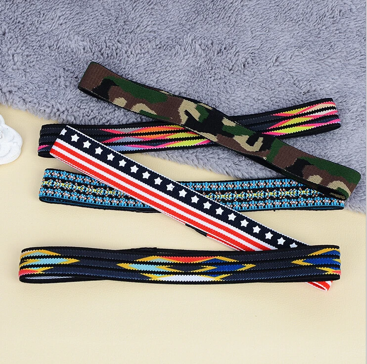

Women Men Elastic Headband Accessory Dance Biker Sport Headband Stretch Sweatband Hairband