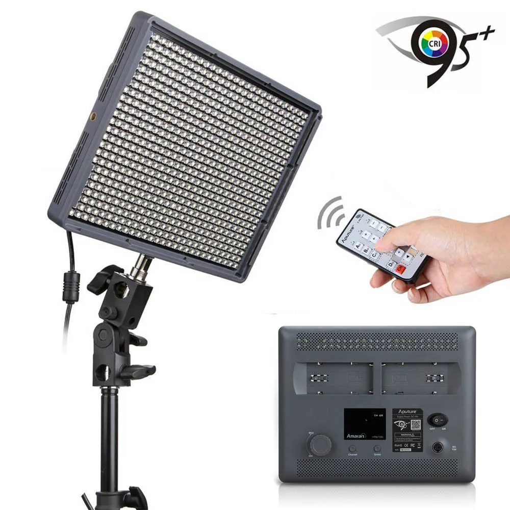 Aputure Amaran HD DV Video LED Light HR672S CRI95 + профессиональная камера для видеокамеры с