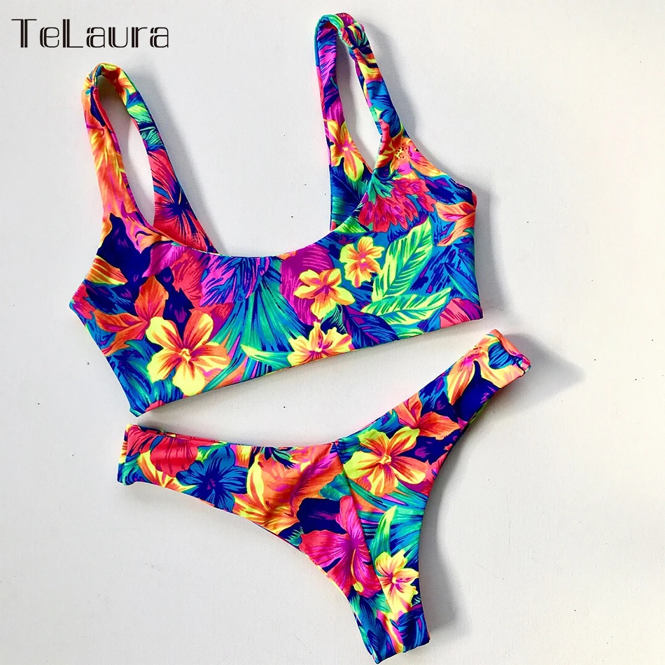 

2019 New Sexy Bikini Swimwear Women Swimsuit Push Up Bikinis Women Bathing Suit Biquini Print Brazilian Bikini Beach Wear Swim